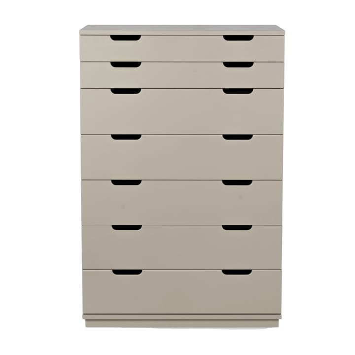 Aoko ladekast 7 lades - Beige - Mavis