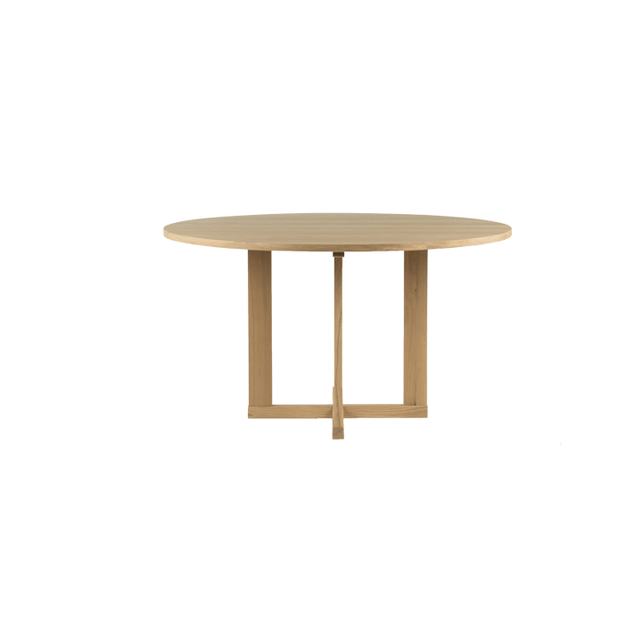 Arv eettafel ⌀130 cm - Witgepigmenteerde matte gelakte eik - Mavis