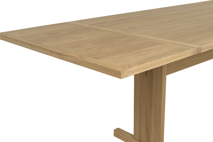 Arv eettafel verlengblad, Witgepigmenteerde matte gelakte eik Mavis