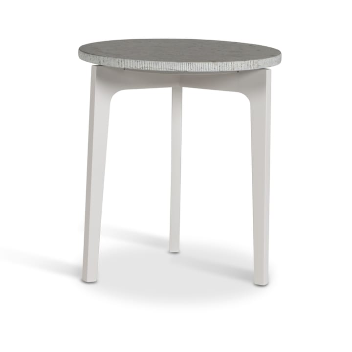 Höllviken bijzettafel - kalksteen, lichtgrijze lak - Mavis