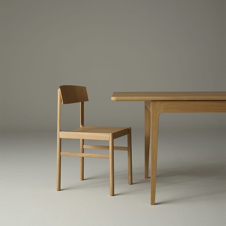 Höllviken eettafel, eiken witgepigmenteerd matte lak Mavis