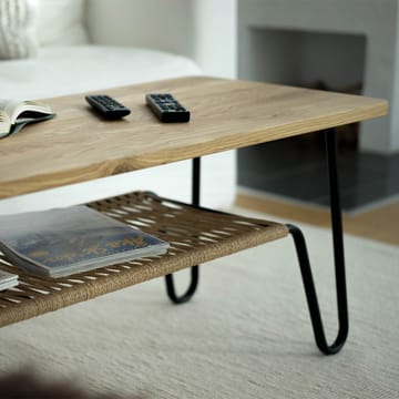 Marcel salontafel - eiken zeep behandeld rustiek, 140x70 - Mavis