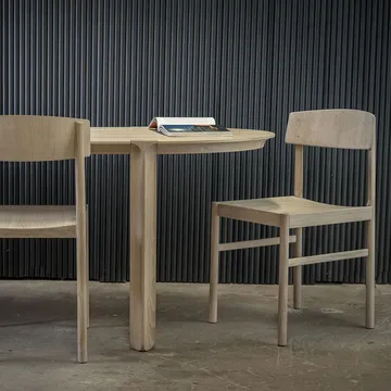 Rod stoel - Witgepigmenteerde matte gelakte eik - Mavis