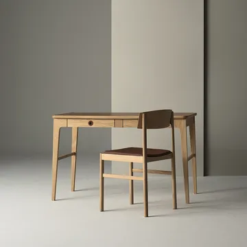 Rod stoel - Witgepigmenteerde matte gelakte eik - Mavis