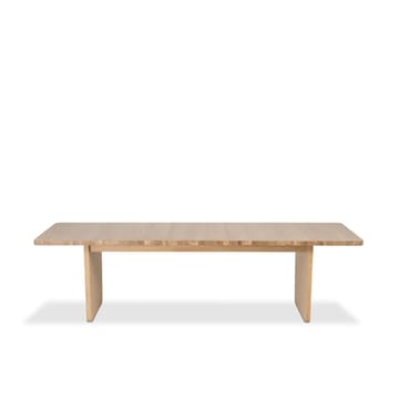 Vaud eettafel - Witgepigmenteerd eiken, 2 st opzetstukken - Mavis