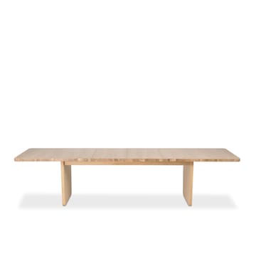 Vaud eettafel - Witgepigmenteerd eiken, 2 st opzetstukken - Mavis