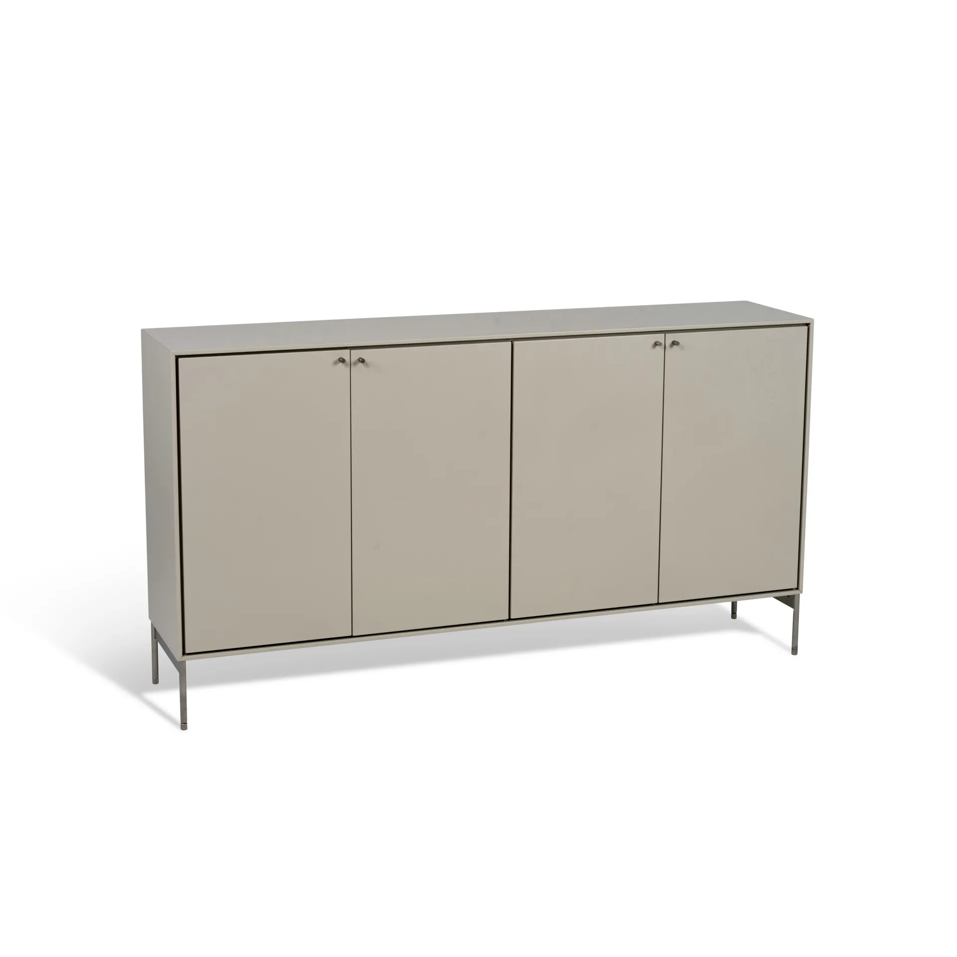Volt dressoir 80x148 cm, Beige-roestvrij staal Mavis