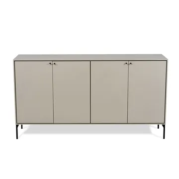 Volt dressoir 80x148 cm - Beige-zwart - Mavis