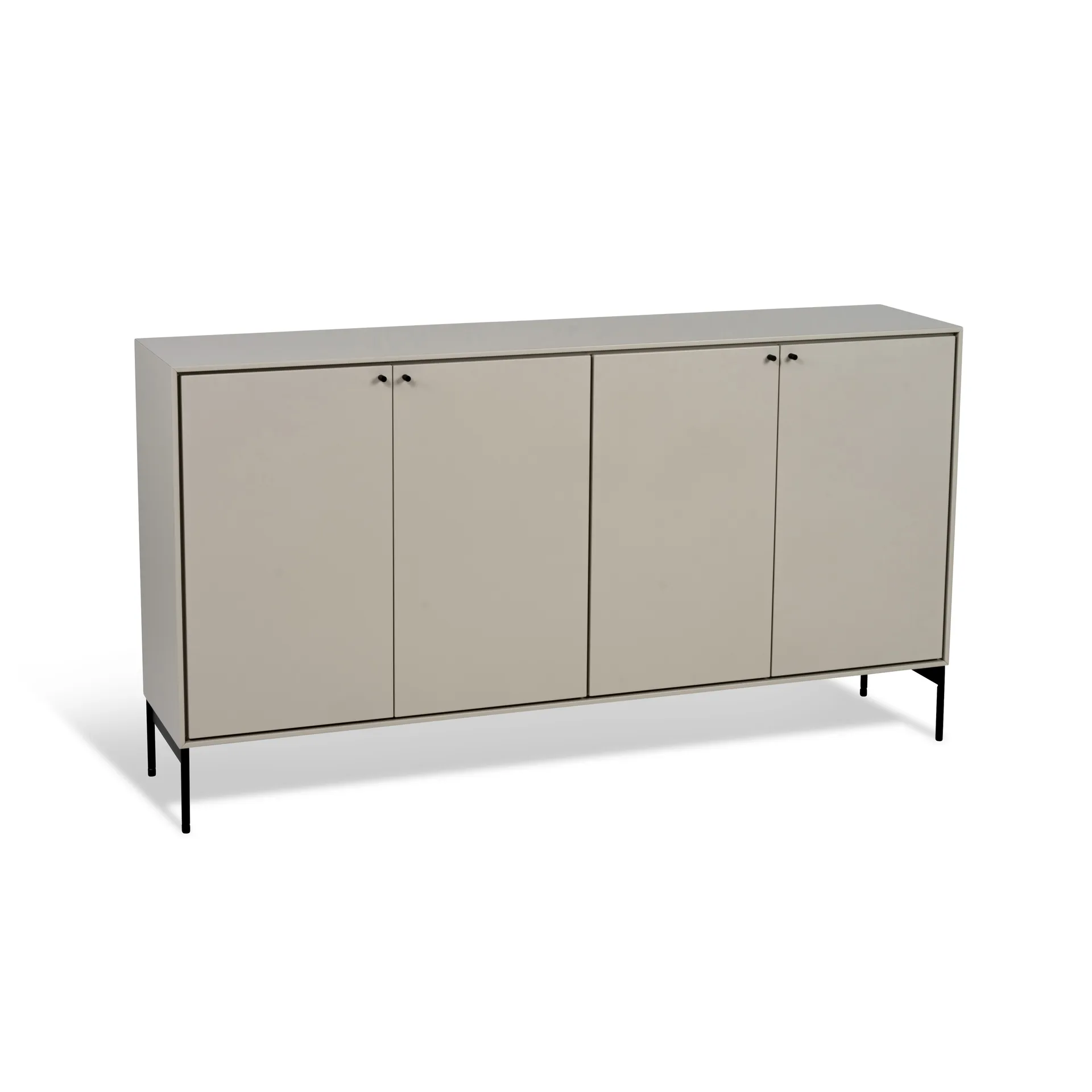 Volt dressoir 80x148 cm, Beige-zwart Mavis