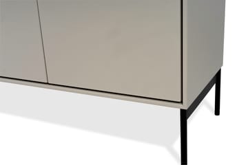 Volt dressoir 80x148 cm - Beige-zwart - Mavis