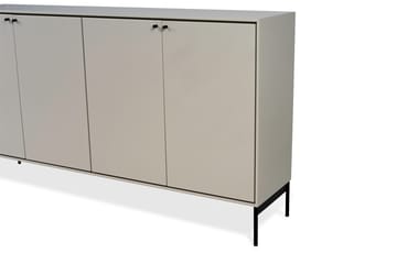 Volt dressoir 80x148 cm - Beige-zwart - Mavis