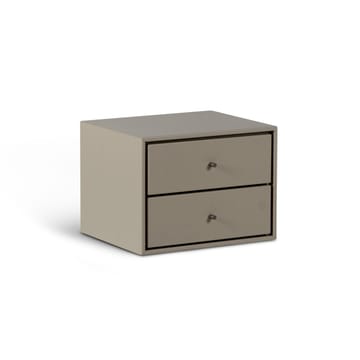 Volt nachtkastje wandgemonteerd - Beige-roestvrij staal - Mavis