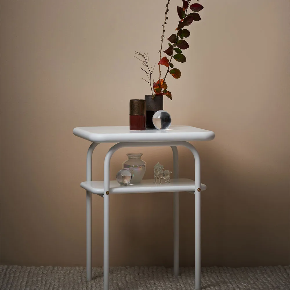 Anyplace bijzettafel, white Maze