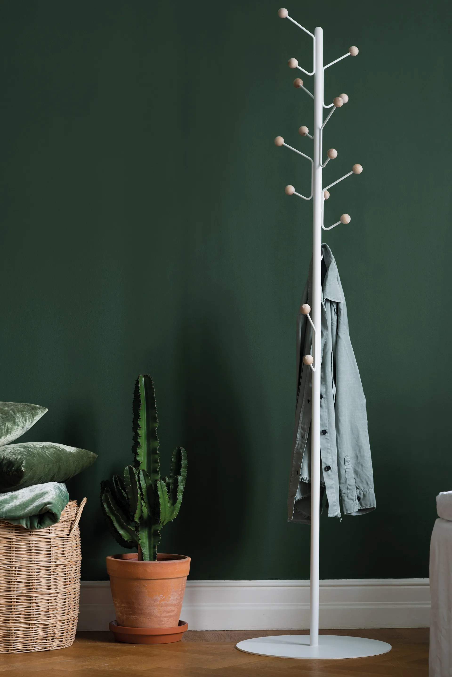 Bill Floor kapstok, Wit Maze