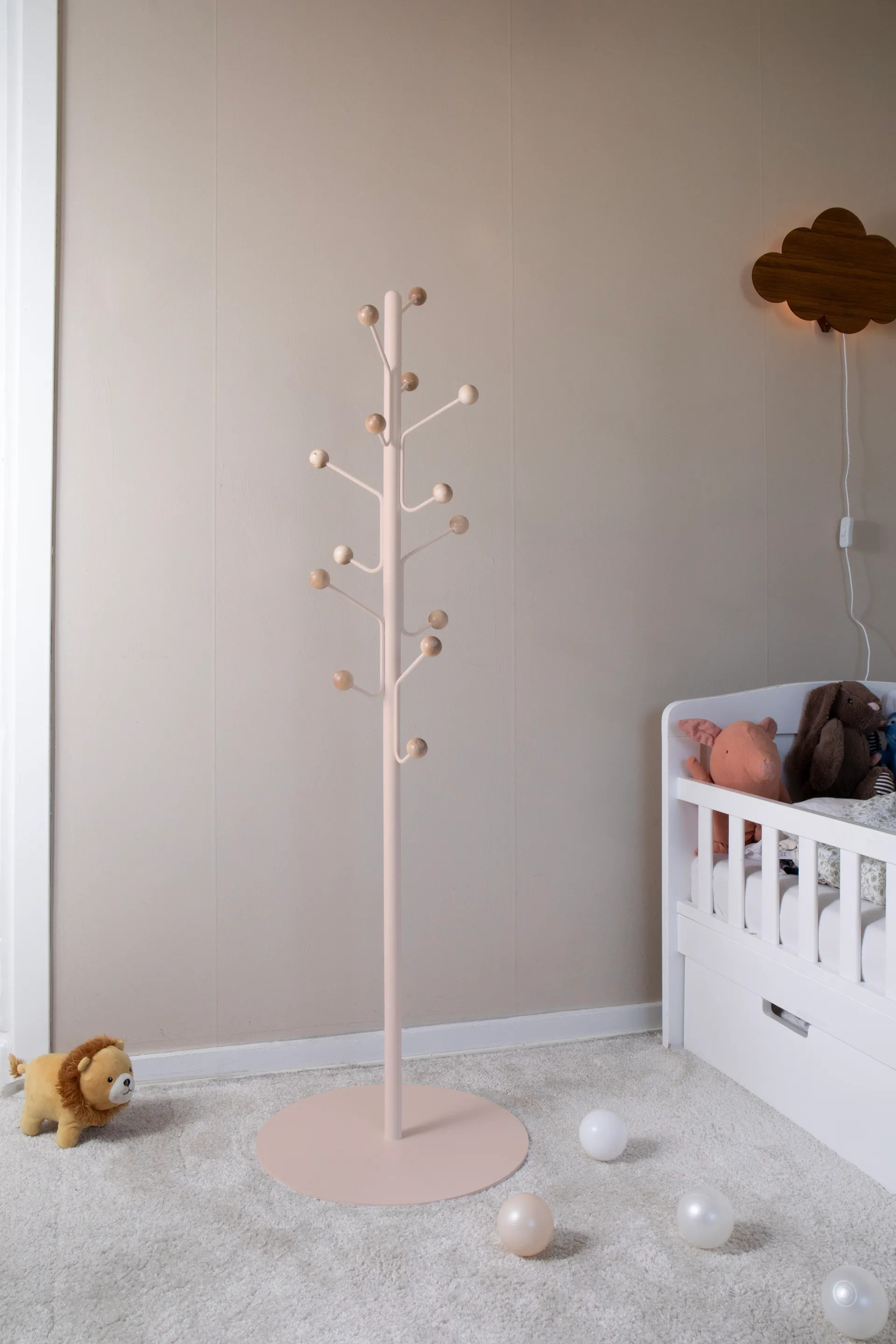 Bill Floor kledinghanger junior, Pale pink Maze