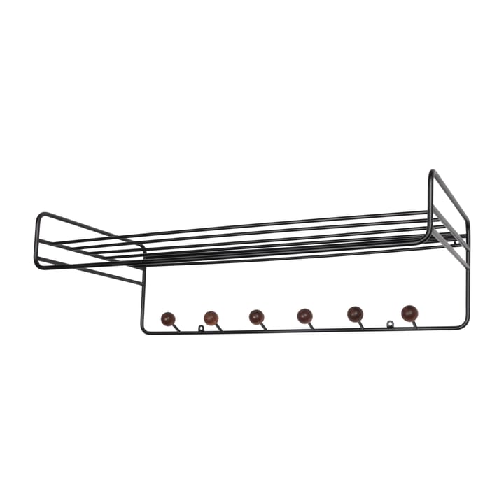 Bill Hat rack hoedenplank - Zwart-donkerbruin - Maze