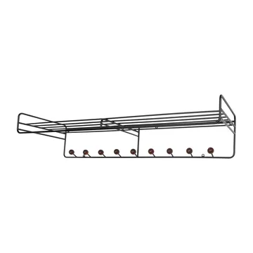 Bill Hat rack L hoedenplank - Zwart-donkerbruin - Maze