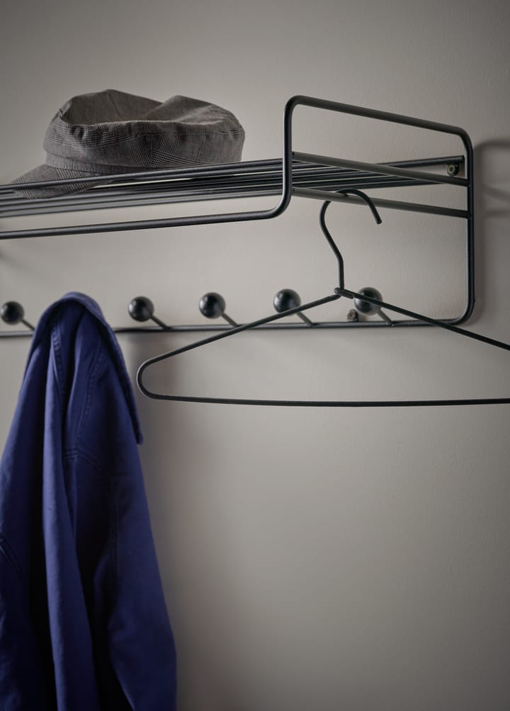 Bill Hat rack L hoedenplank, Zwart Maze