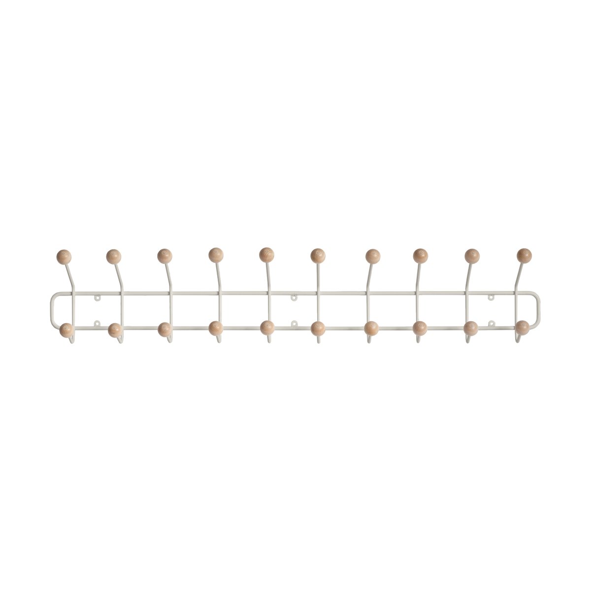 Maze Bill Horizontal L Zijde grijs | Scandinavisch Interieur | Haken & hangers | Grijs