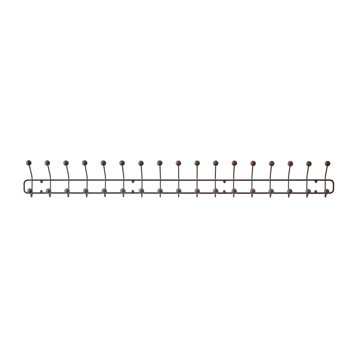 Maze Bill Horizontal XL Zwart-donkerbruin | Scandinavisch Interieur | Haken & hangers | Zwart