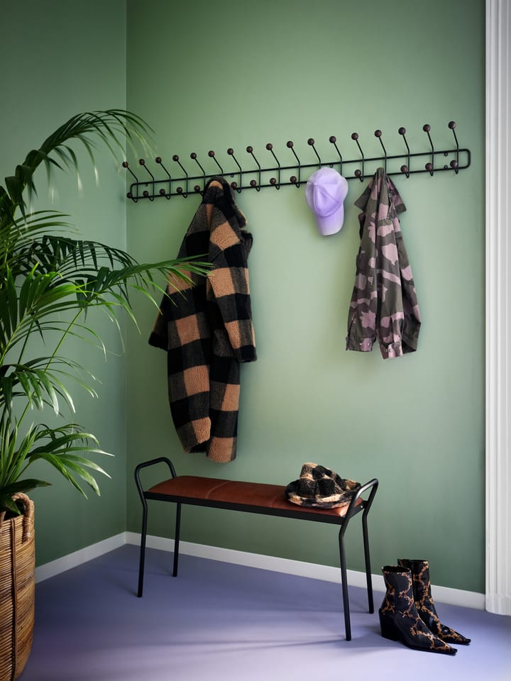 Bill Horizontal XL, Zwart-donkerbruin Maze