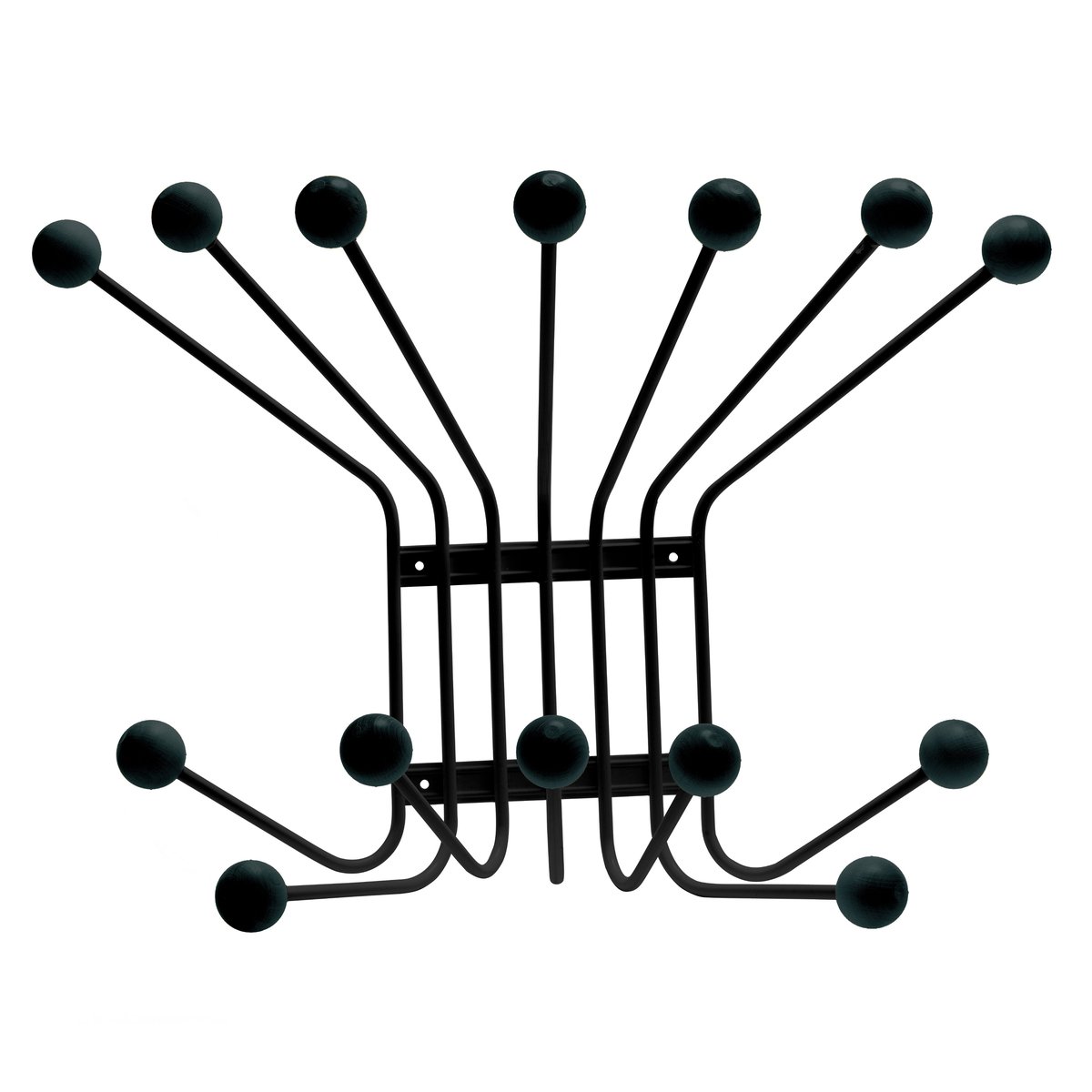 Maze Bill L kapstok zwart | Scandinavisch Interieur | Haken & hangers | Zwart