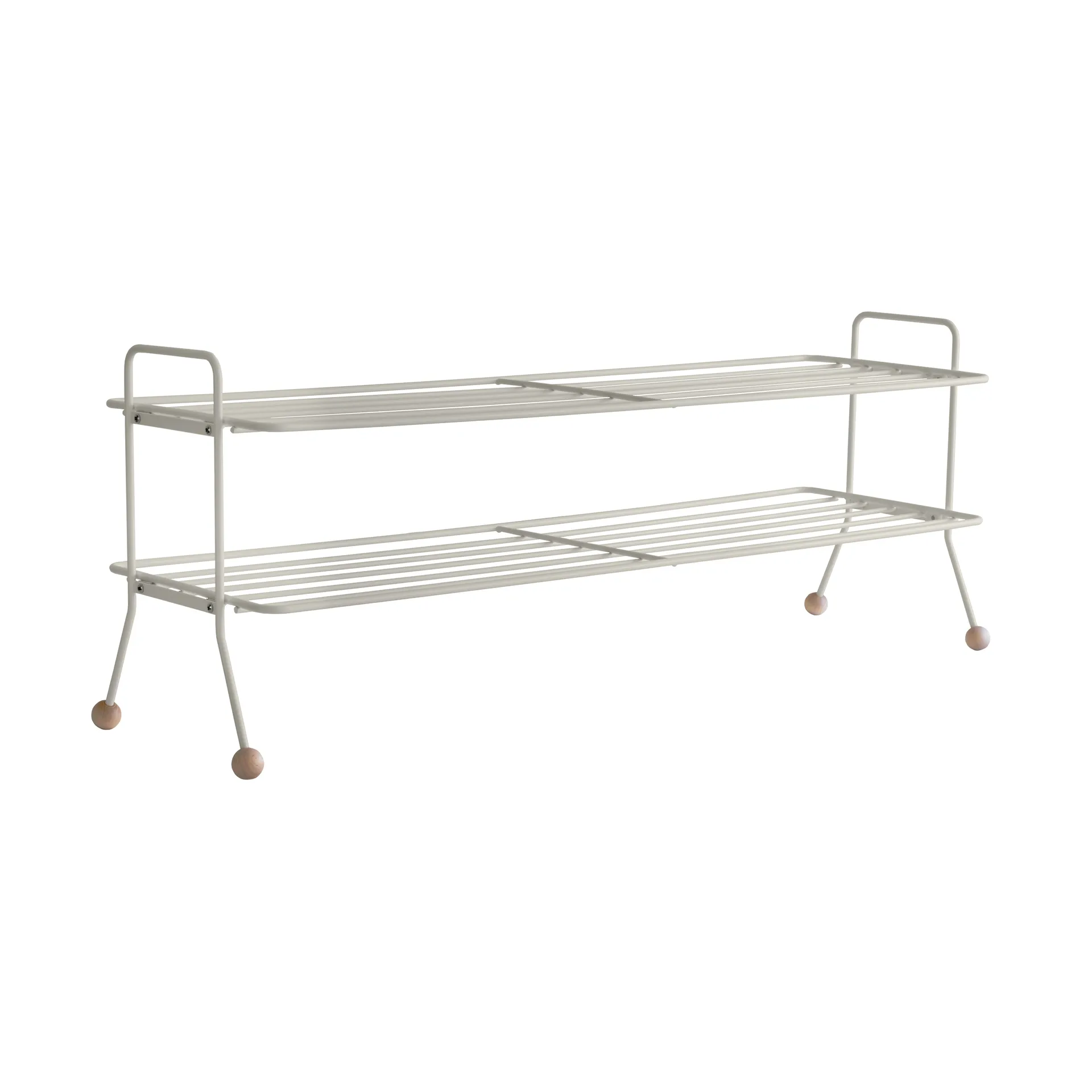 Bill Shoe Shelf L Schoenenrek, Greige Maze