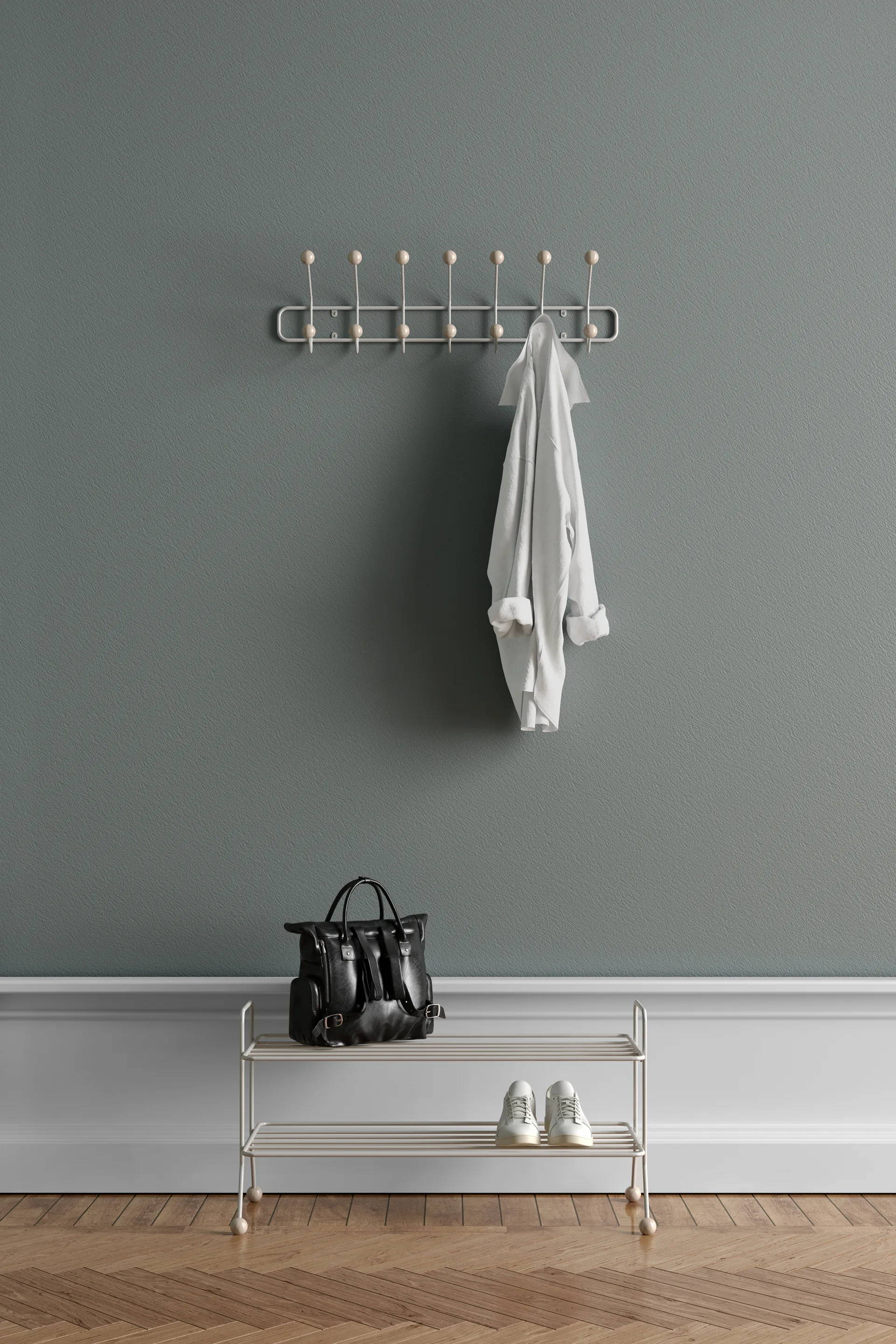 Bill Shoe Shelf L Schoenenrek, Greige Maze