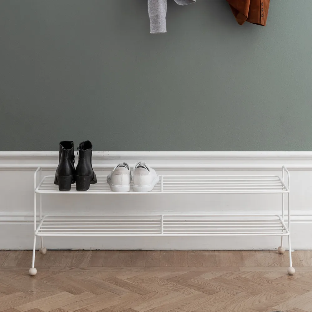 Bill Shoe Shelf L Schoenenrek, wit Maze