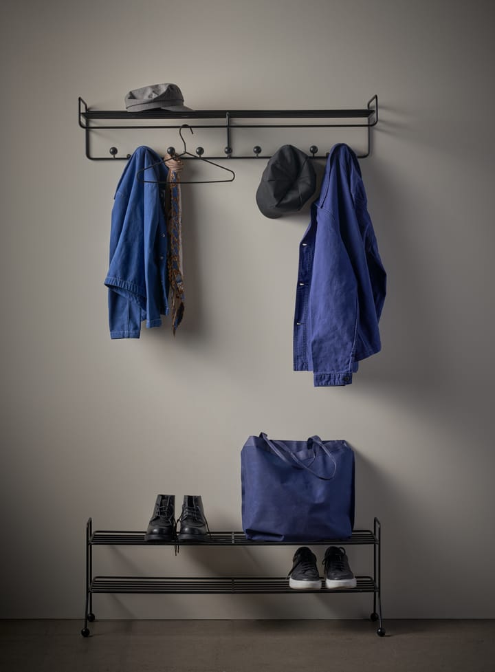 Bill Shoe Shelf L Schoenenrek, zwart Maze