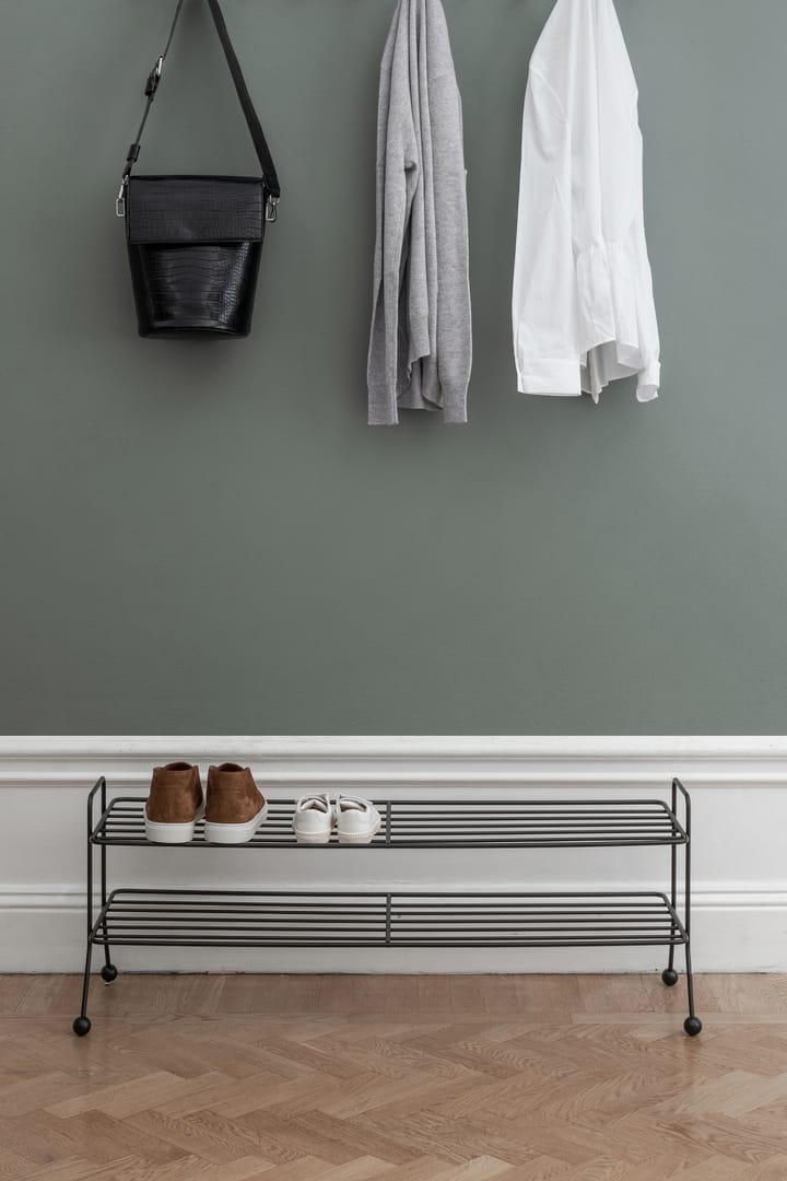 Bill Shoe Shelf L Schoenenrek, zwart Maze