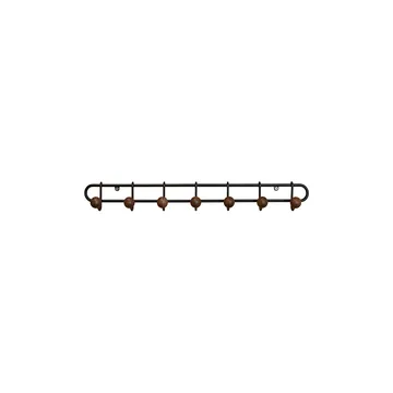 Bill Slim kapstok - Black-walnoot - Maze