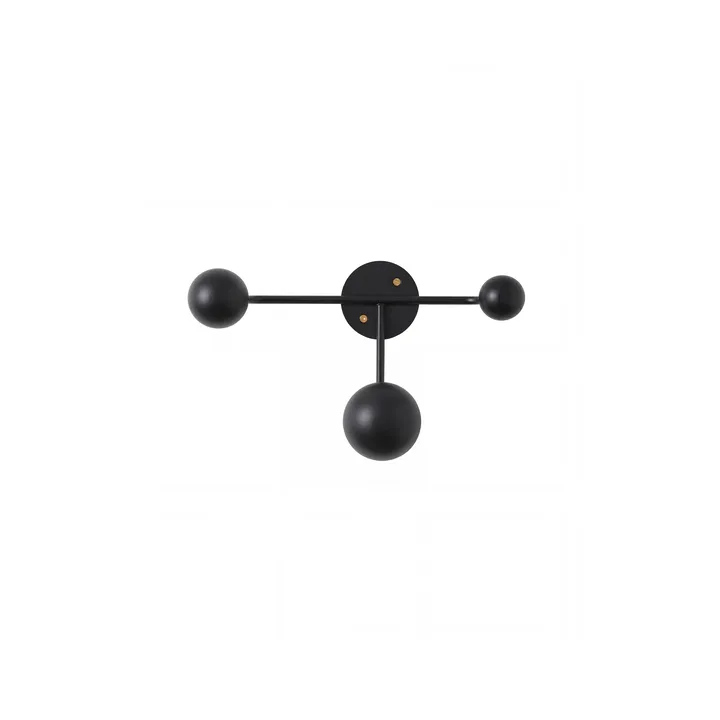 Bill Triple kapstok - Black - Maze