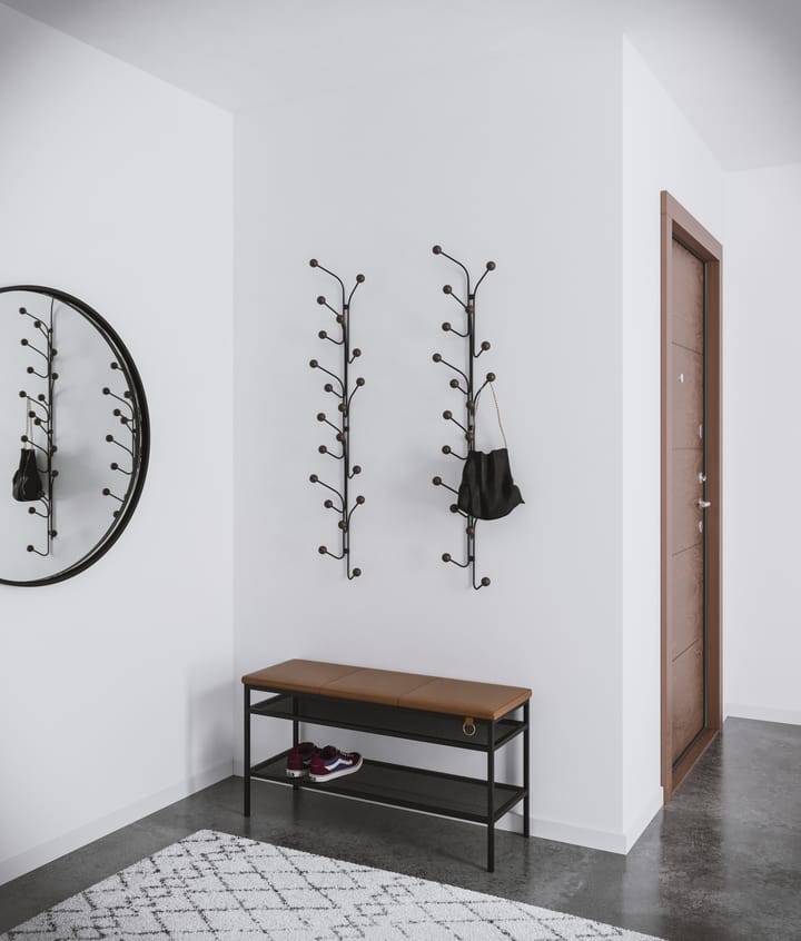 Bill Vertical kledinghanger, Zwart Maze
