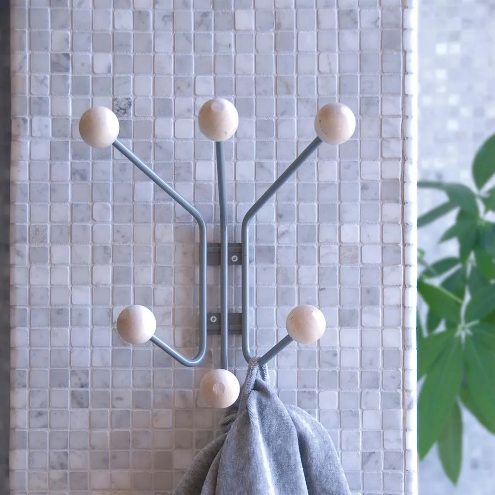 Bill XS kapstok, grijs Maze