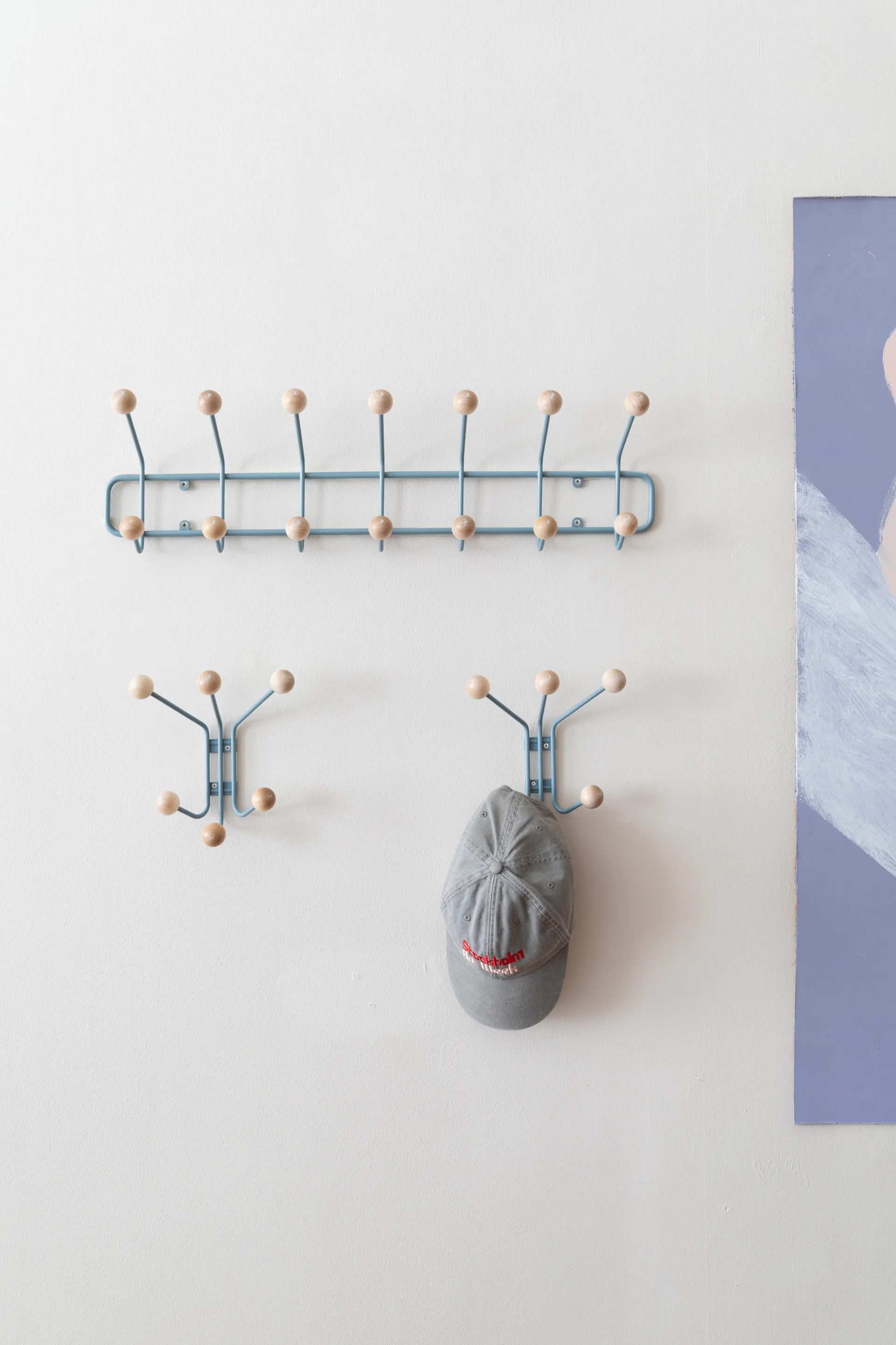 Bill XS kapstok, Pigeon blue Maze