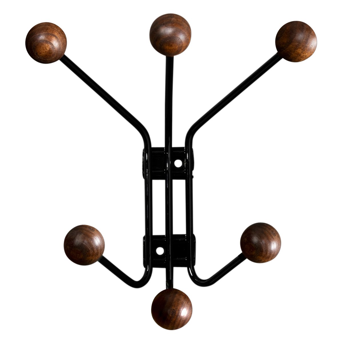 Maze Bill XS kapstok Zwart-donkerbruin | Scandinavisch Interieur | Haken & hangers | Bruin