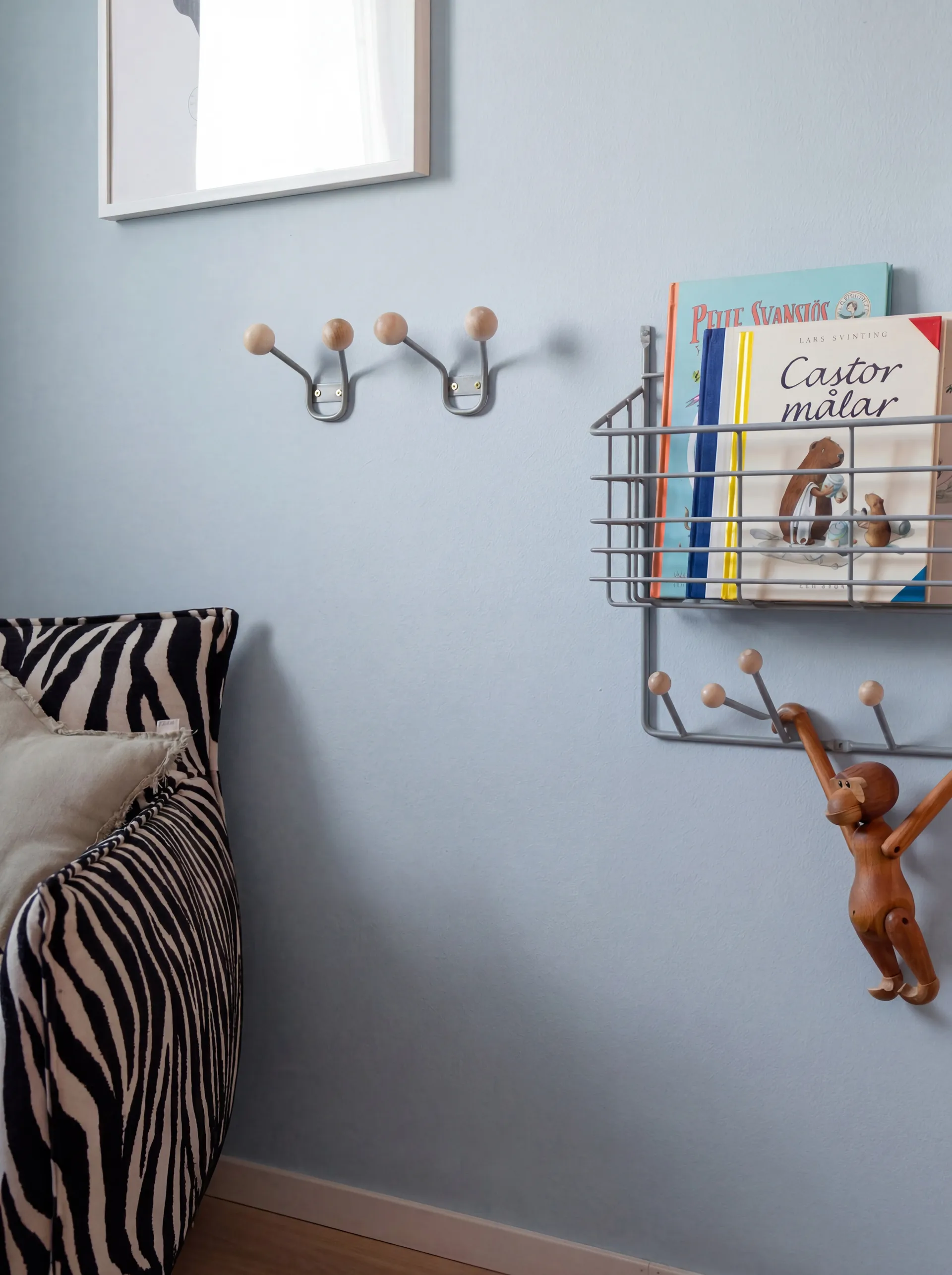 Bill XXS kapstok, Duifblauw Maze