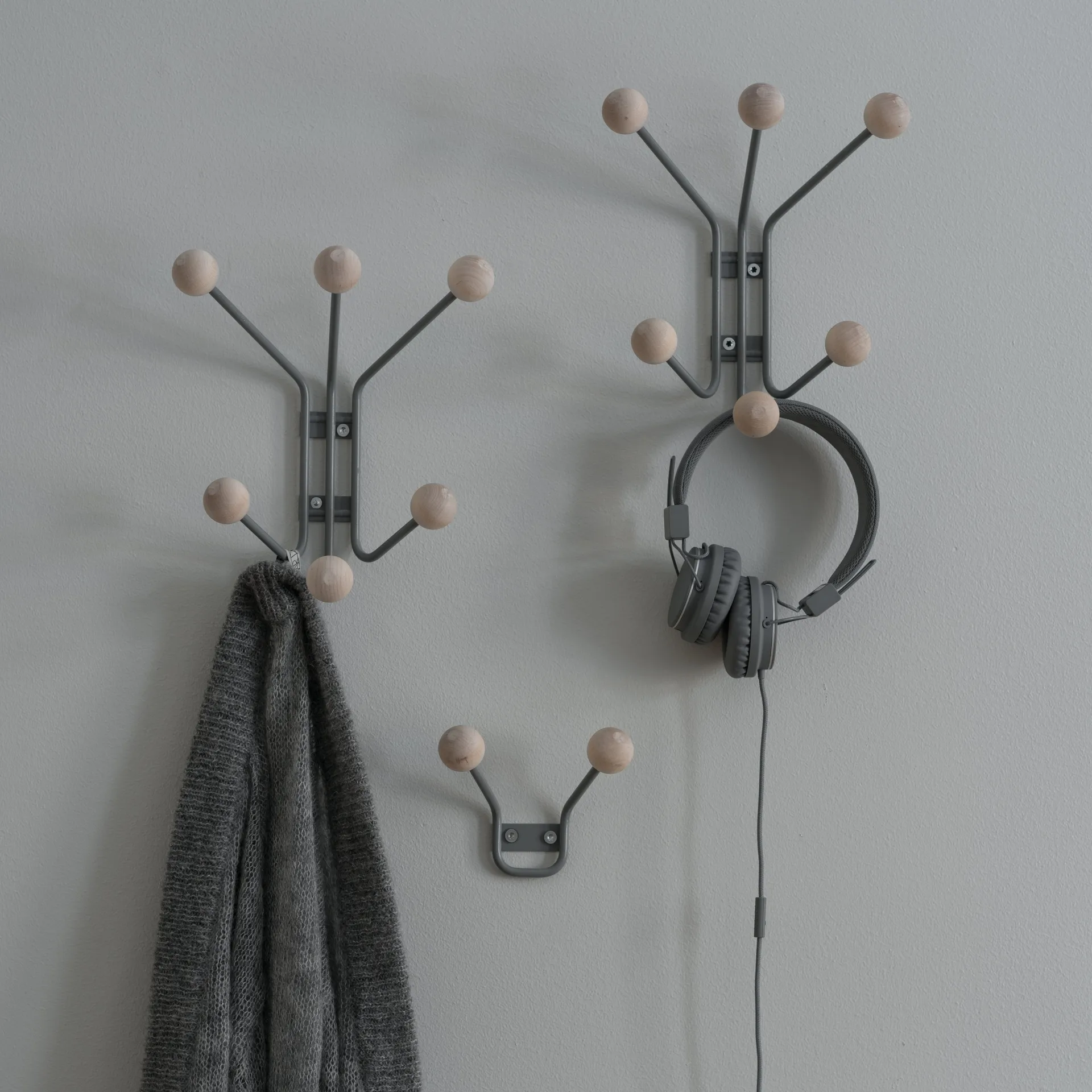 Bill XXS kapstok, grijs Maze
