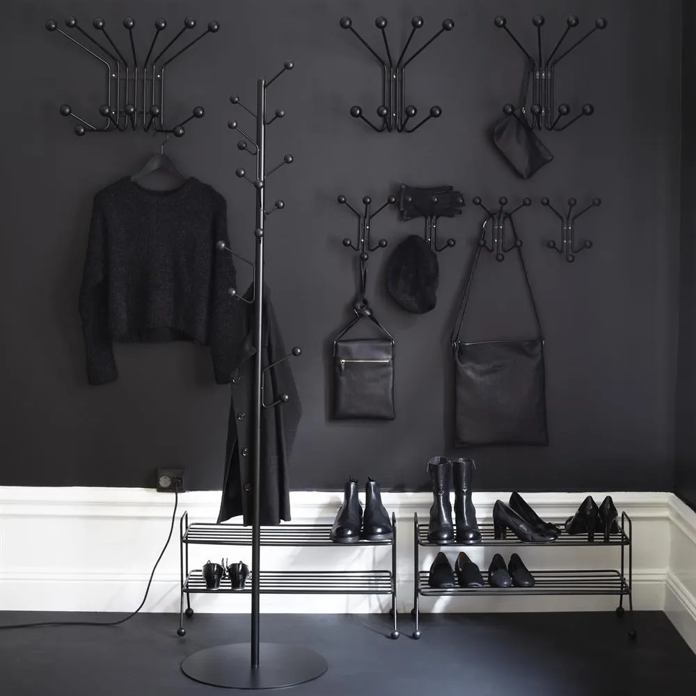 Bill XXS kledinghangers, zwart Maze