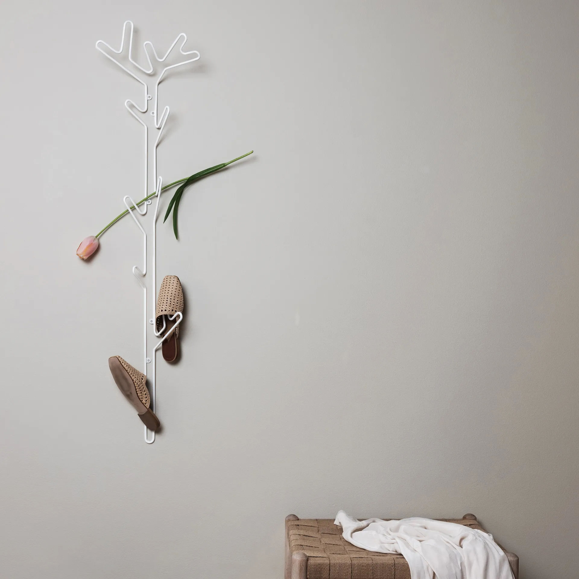 Branch haak, wit Maze