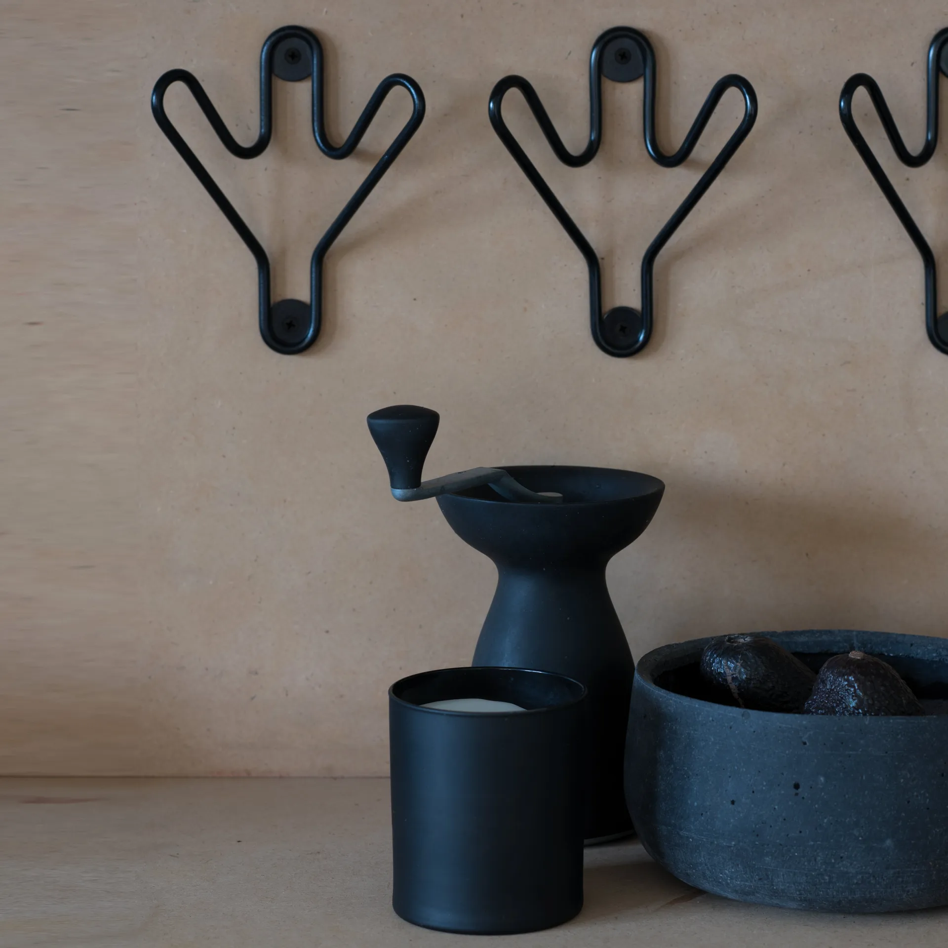 Buddy kapstok, zwart Maze