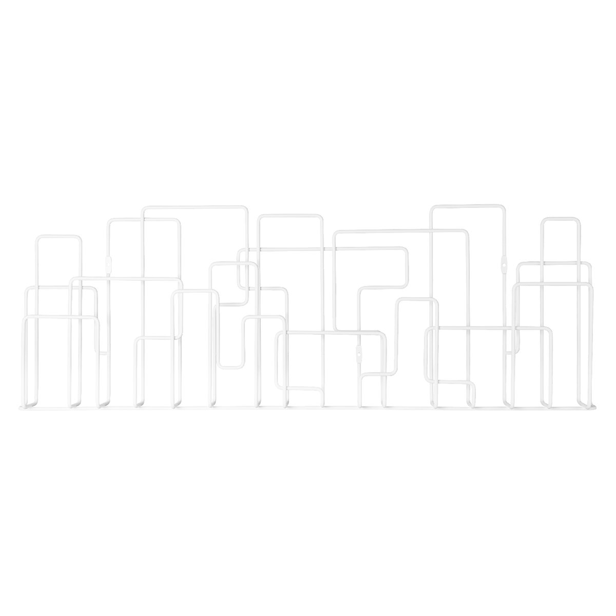 Maze City Sunday tijdschriftenrek Wit | Scandinavisch Interieur | Tijdschriftenrekken | Wit