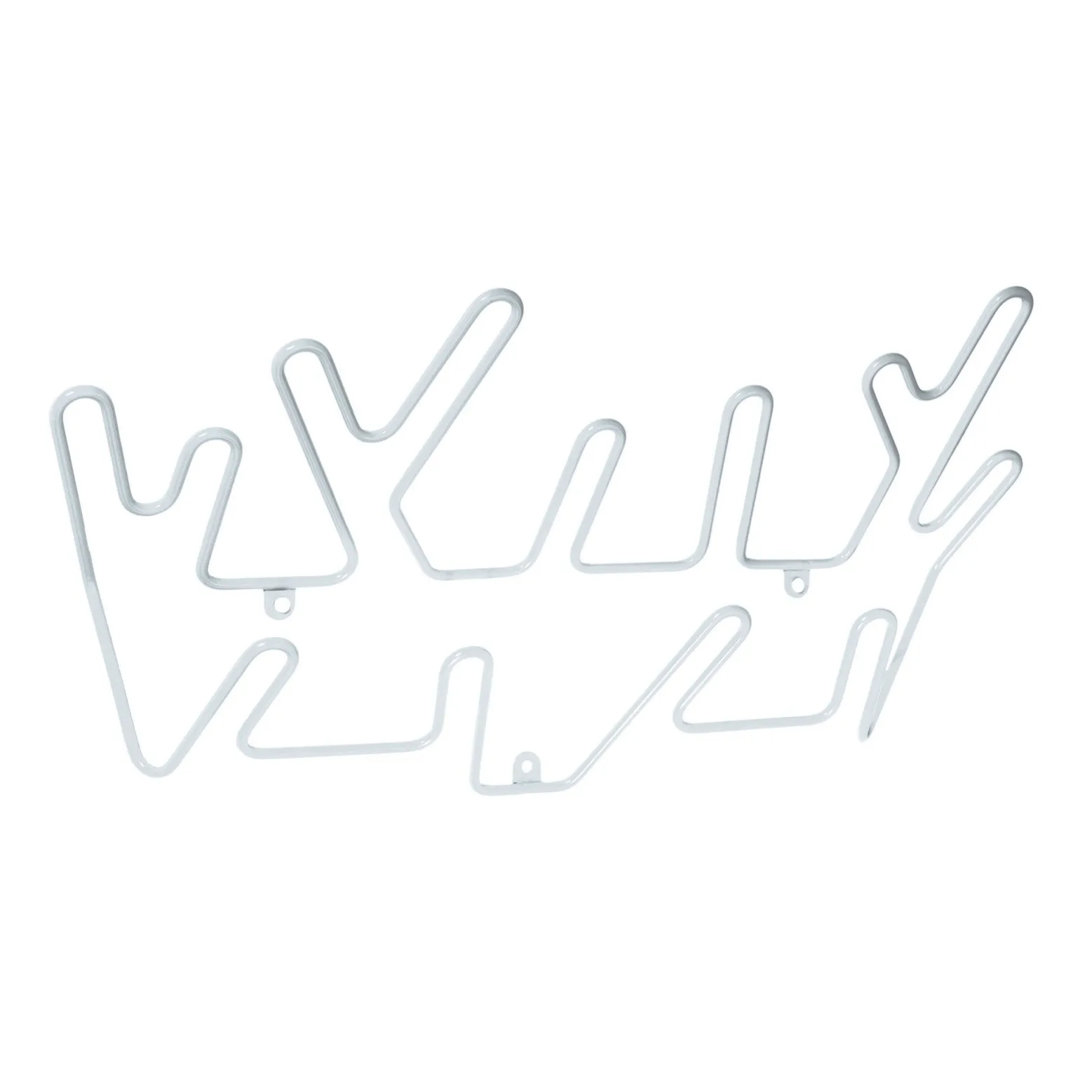 Crown kapstok, wit Maze