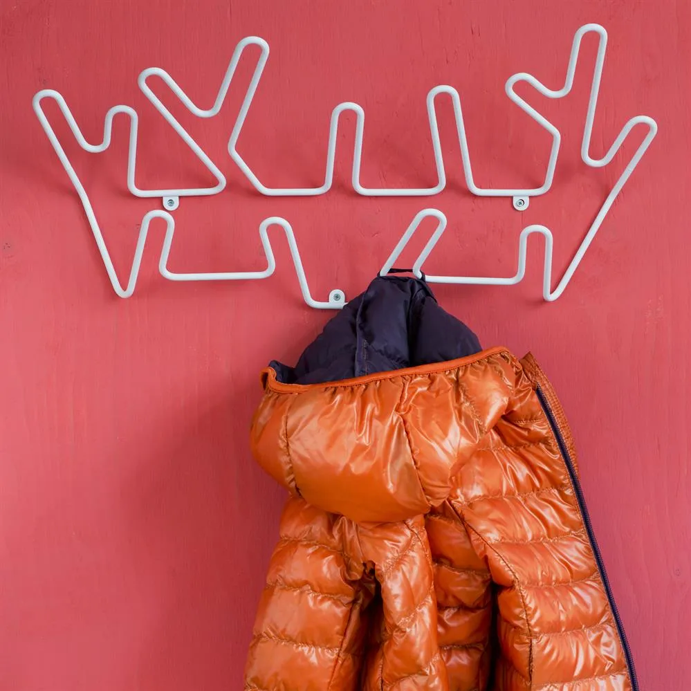 Crown kapstok, wit Maze