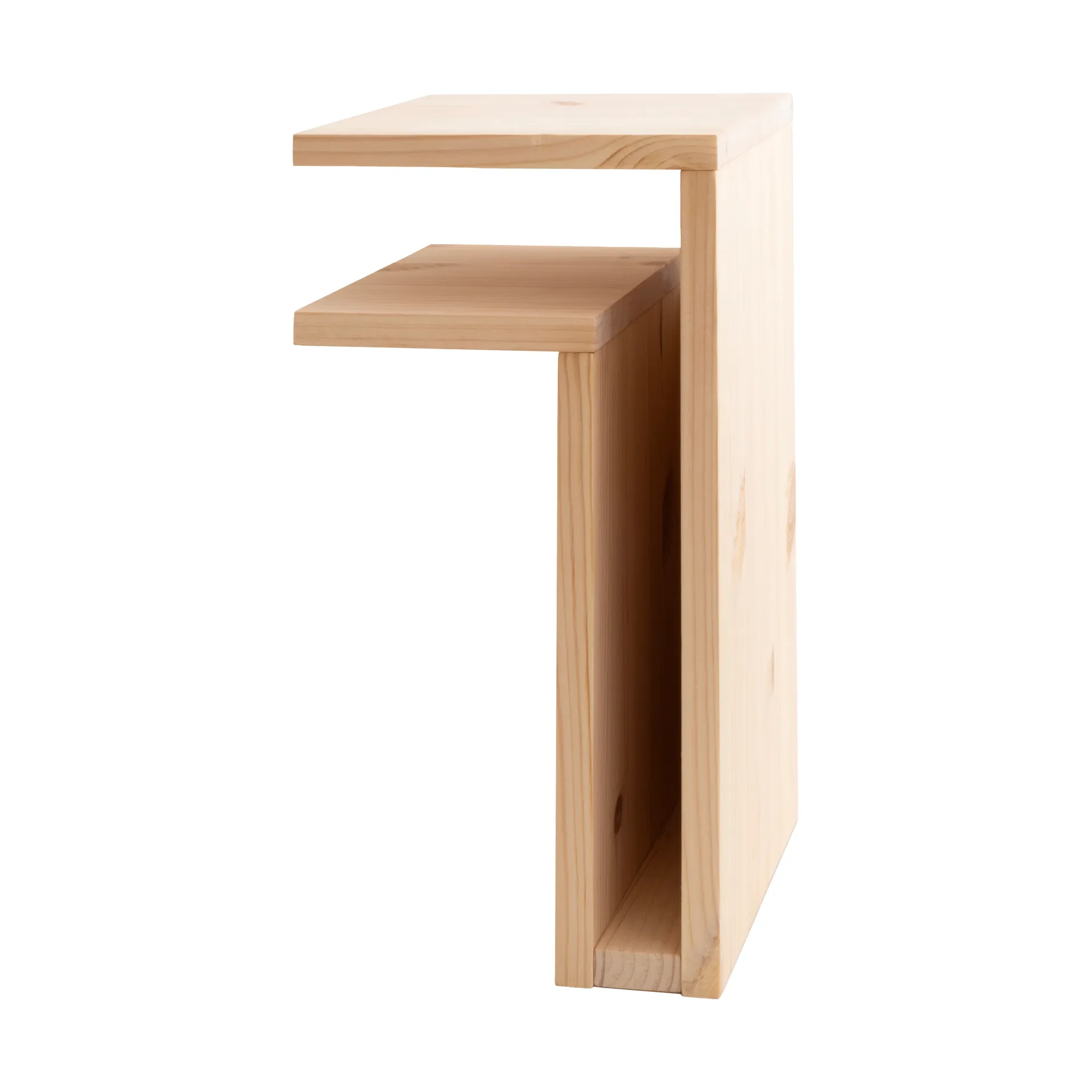 F-shelf Play DIY wandplank, Pine, left Maze