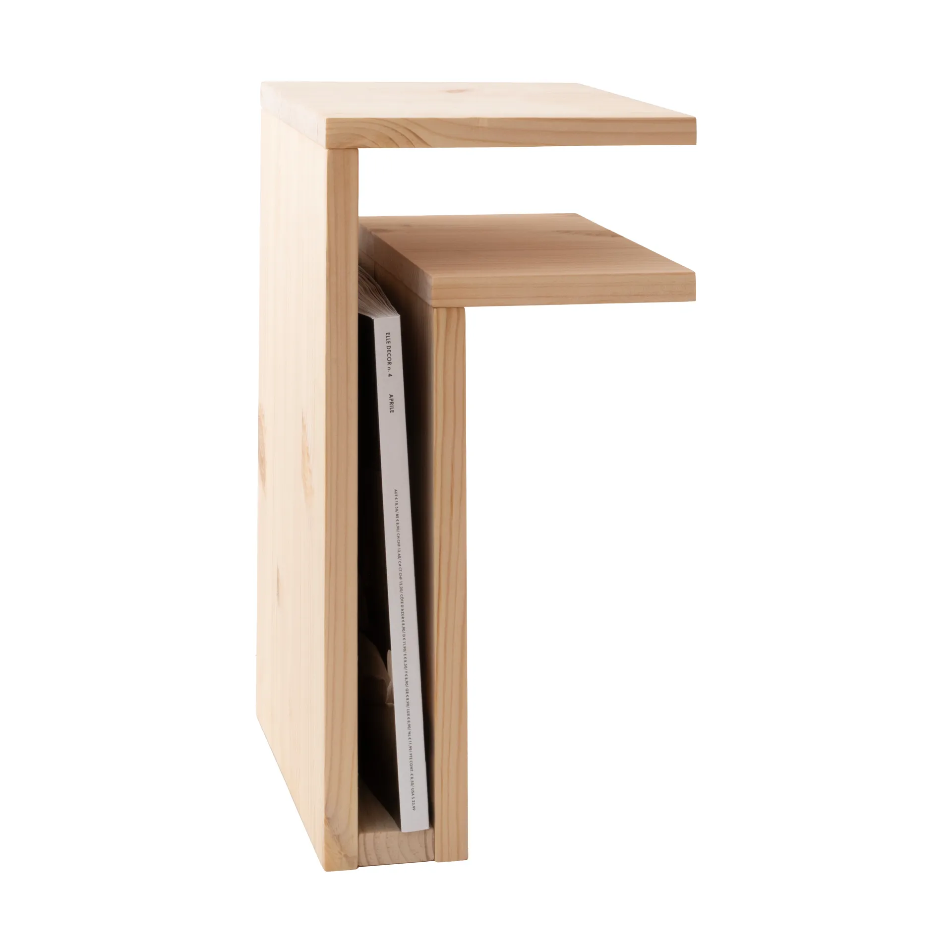 F-shelf Play DIY wandplank, Pine, right Maze