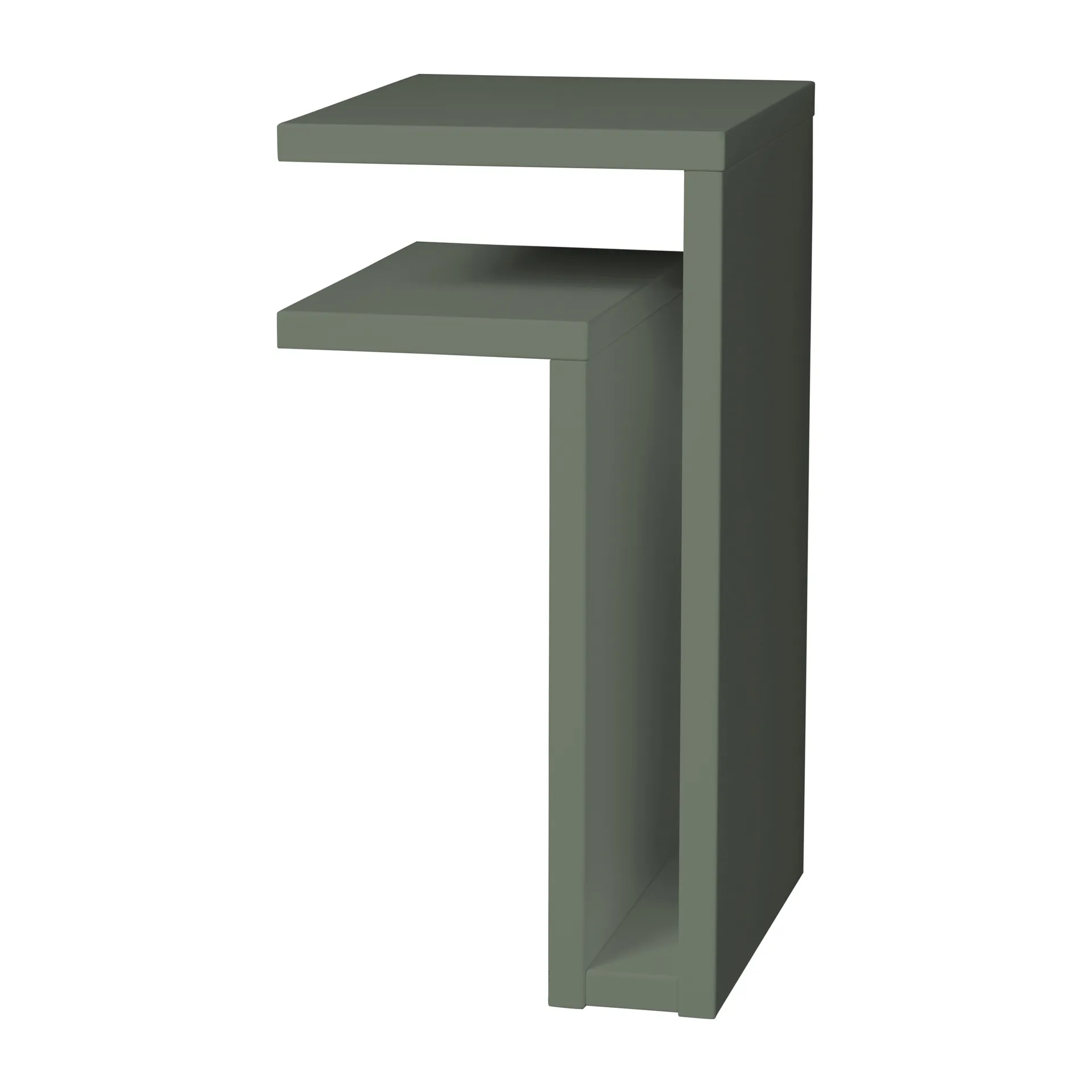 F-shelf wandplank green grey, Plank links Maze