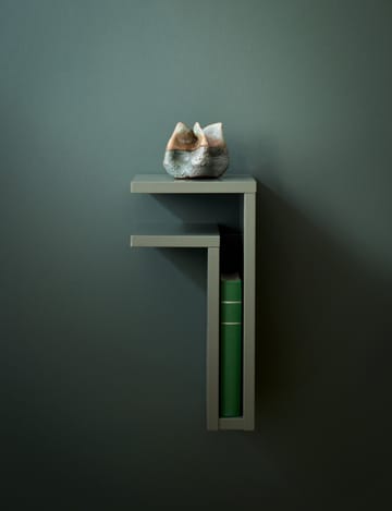 F-shelf wandplank green grey - Plank links - Maze