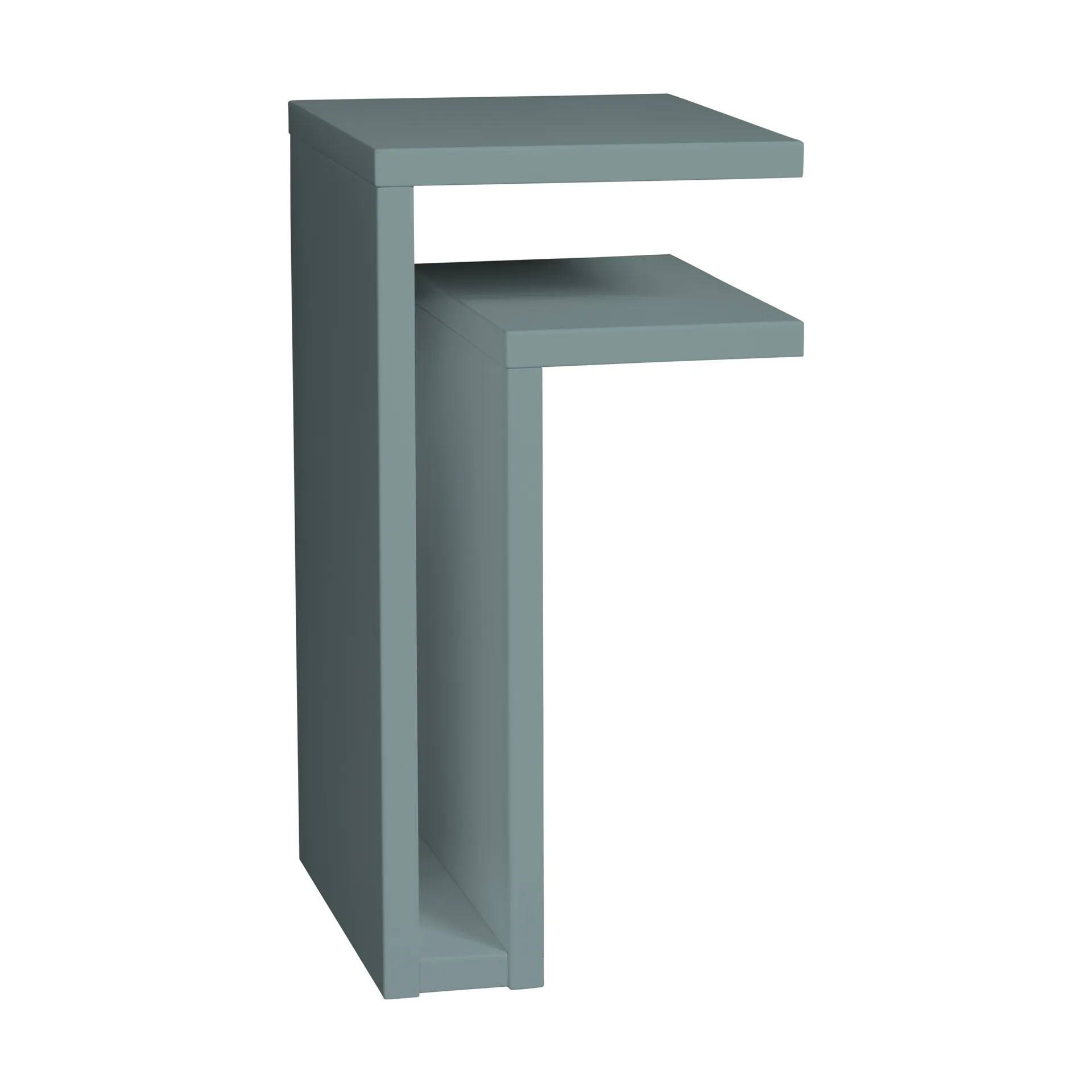 F-shelf wandplank pigeon blue, Plank aan de rechterkant Maze